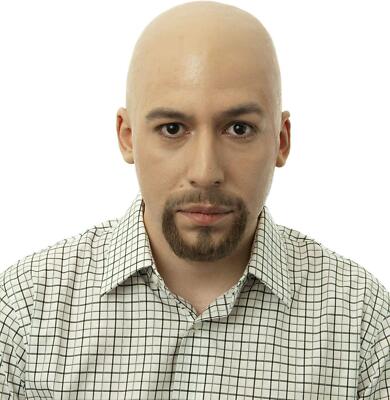 Woochie by Cinema Secrets Professional Quality Bald Cap White One Size