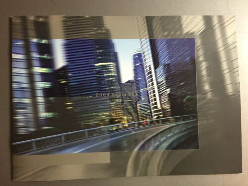 2004 Acura RSX Coupe Showroom Advertising Sales Brochure - RARE!! Awesome