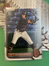 2022 Bowman Chrome DIEGO VELASQUEZ RC 1st Bowman San Francisco Giants Lot 11