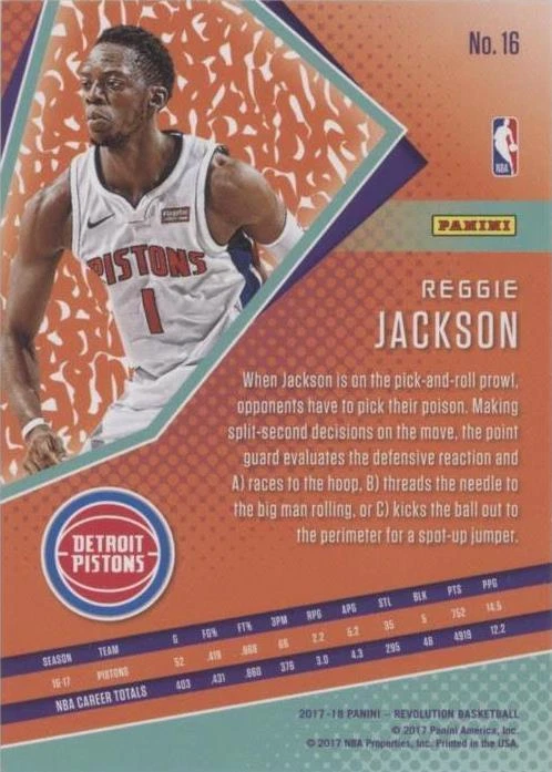2017-18 Panini Revolution - Reggie Jackson #16