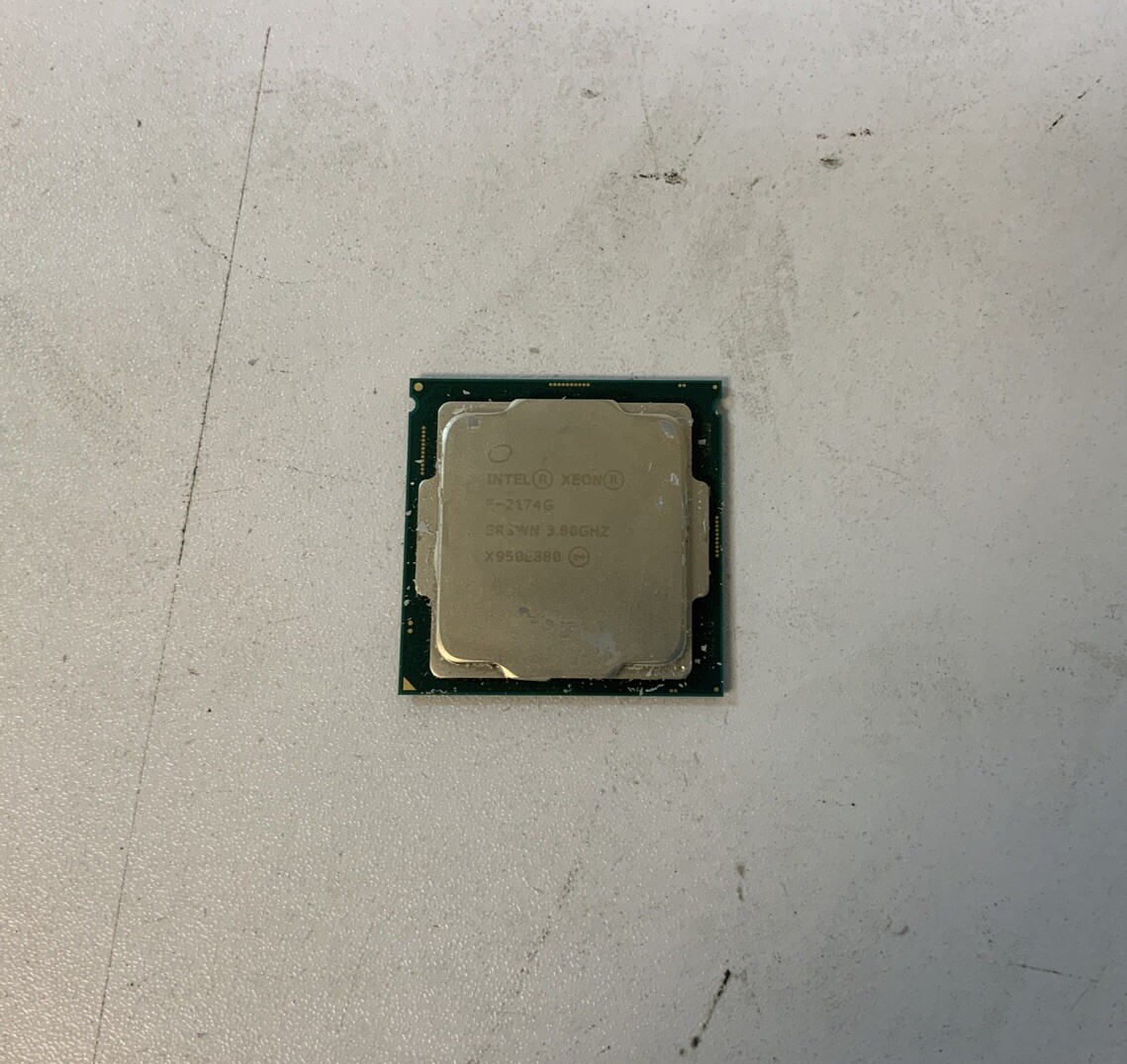 【完動品】Intel Xeon E-2174G SR3WN Intel Xeon E-2174G SR3WN 4C 3.8GHz 8MB 71W LGA1151 : パワー