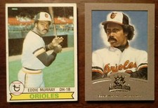 LOT OF 2 EDDIE MURRAY Baltimore Orioles Serial-num. Insert 2nd Yr. 1979 #630 HOF