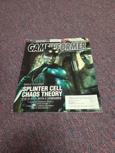 Game Informer Magazine August 2004 Issue 136 Splinter Cell Issue EBay