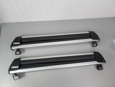 Thule Flat Top Carrier Roof Rack Skis & Lift For Snowboards Locks Without Keys