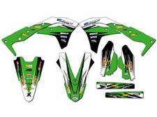 2017-2020 KX 250 F VELOCITY Green Senge Graphics Kit Compatible with Kawasaki