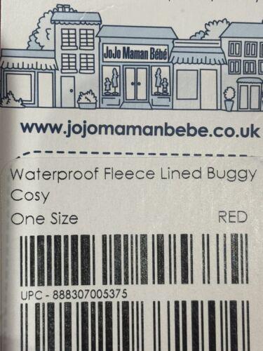 JOJO MAMAN BEBE Cosy Toes NEW Waterproof Lined Buggy Pram Insert Blanket - Picture 5 of 5