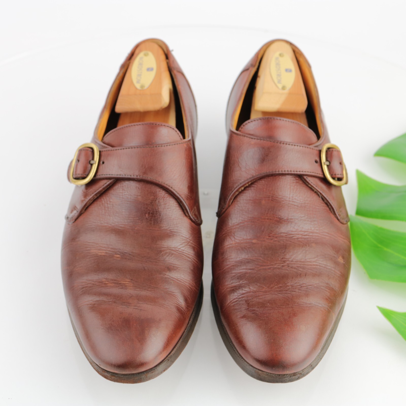 安心 保証 BALLY VINTAGE スイス製 AGNUS ストラップレザーローファー