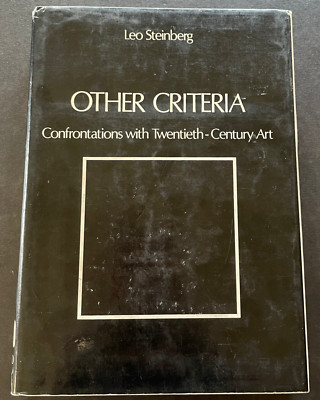 Steinberg 1972 OTHER CRITERIA: CONFRONTATIONS Hardcover Ex-Library Oxford Press