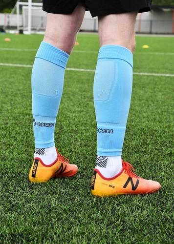 KIDS FOOTBALL SOCKS SLEEVE JUNIOR SLEEVES GRIP FOOTLESS SOCKS CALF COMPRESSION - Afbeelding 7 van 29