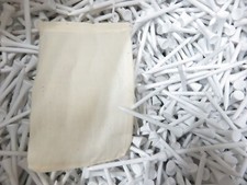 Pro Performance 3.25" 3 1/4" Wood Tees Carry Pouch White - 50, 100, 250, 500