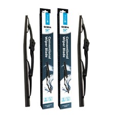 Premium Front Wiper Blades Pair for Porsche 911 Carrera Convertible 1983-1989