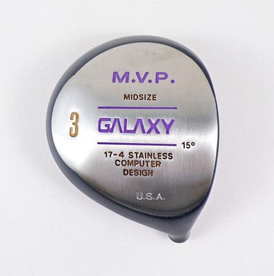 Galaxy MVP Fairway Wood, Hosel .335'',  Golf Club Head Only, Right-handed.