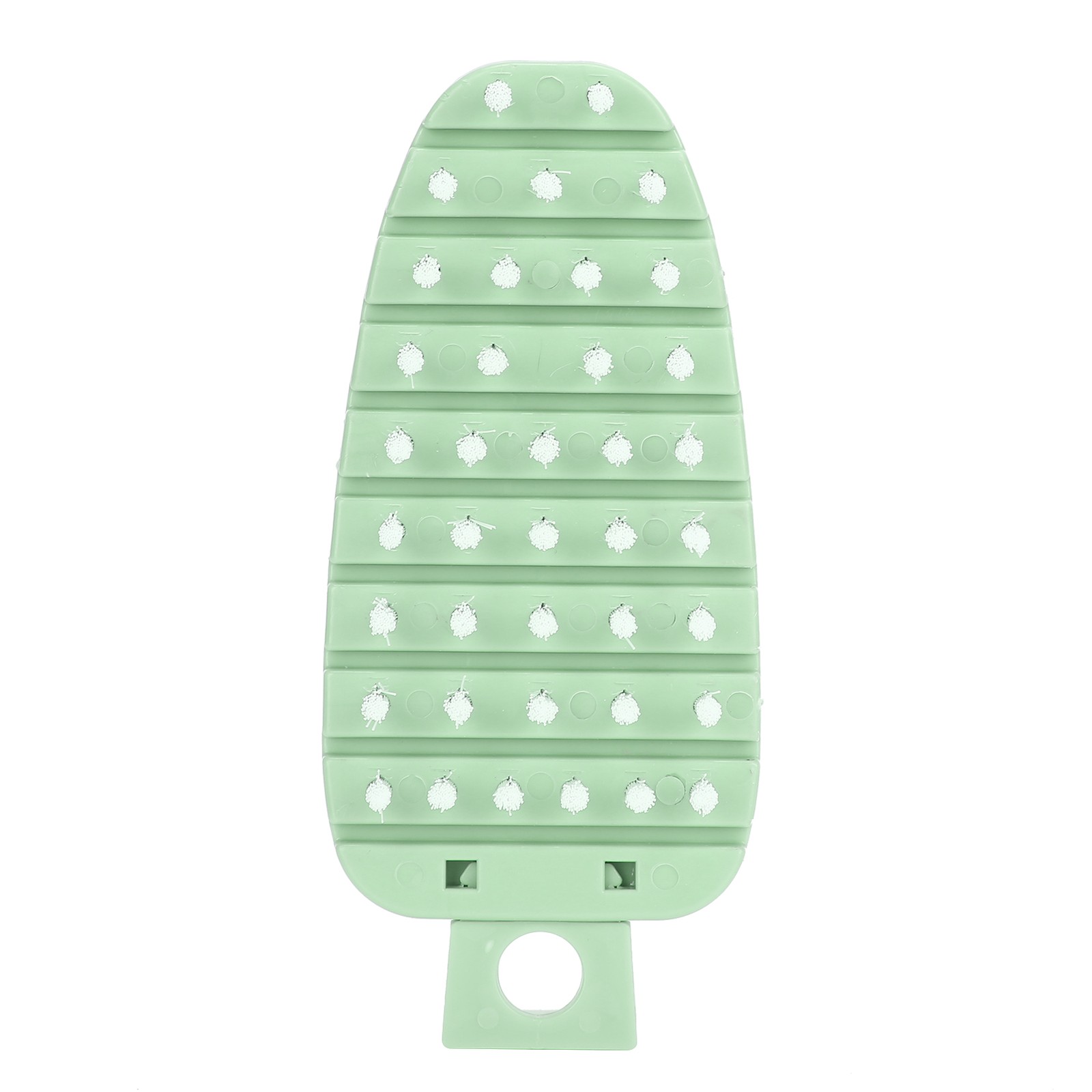 EC Carrot Shape Vegetable Brush Potato Scrubbing Brush Fruit Cleaning Tool - Gre