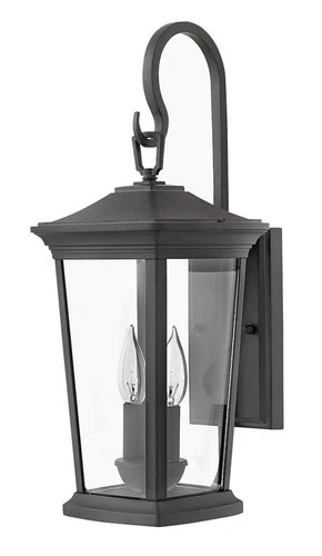 Hinkley Lighting 2364-LL Bromley 2 Light 20" Tall Outdoor Wall - Black - Picture 1 of 8