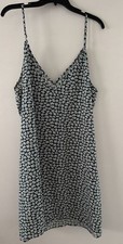 Womens Shein Curve Size 3Xl  Green Flower Print  Adjustable Strap Above Knee