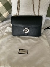 Gucci Black interlocking crossbody bag