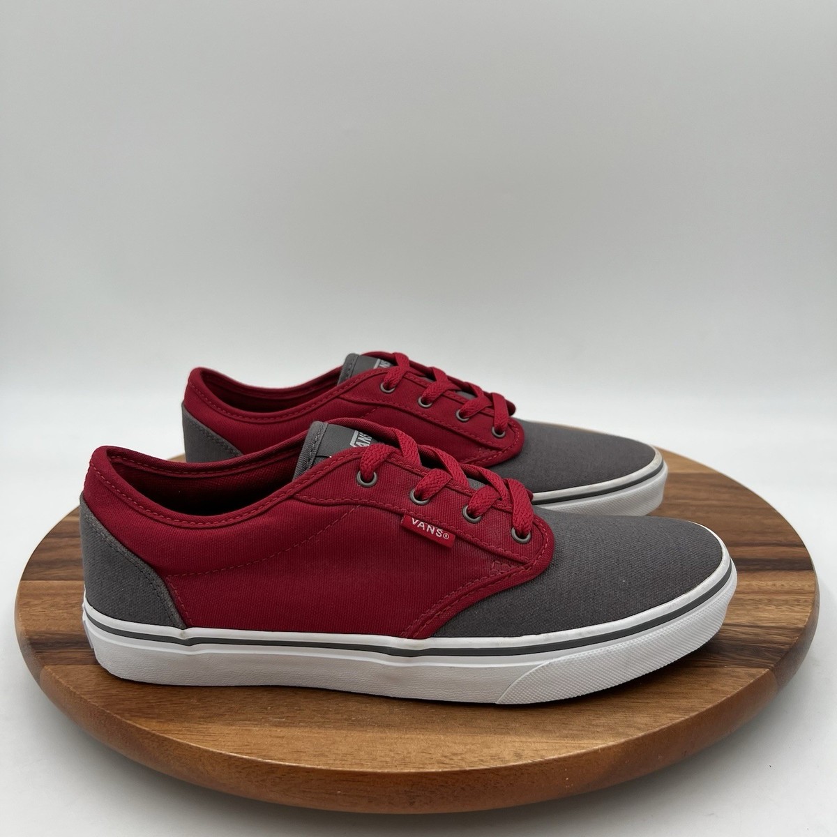 Canvas Sneakers Vans Atwood Canvas Red Vans Men's Atwood Low Red