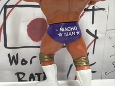 WWF MACHO MAN RANDY SAVAGE Hasbro Series 3 1991 Wrestling Figure WWE WCW NICE