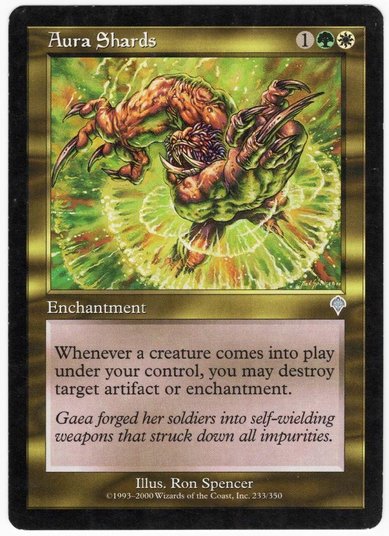 Aura Shards 2000 Invasion Multi-Color Uncommon Enchantment MTG SP - NM AZ8
