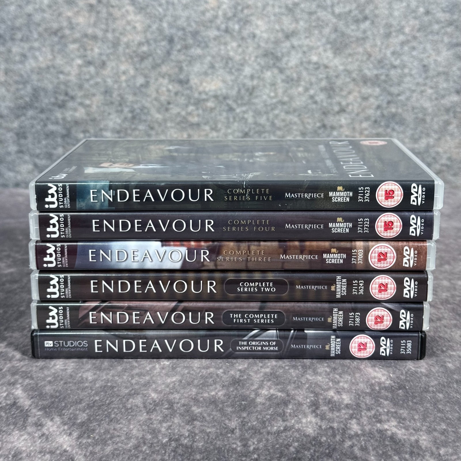 Endeavour Complete Series 1-5 + Pilot DVD Bundle Set - Detective Drama Morse