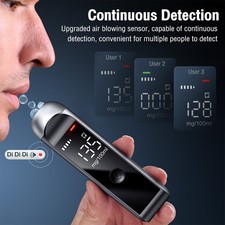 New Digital LCD Police Breathalyzer Breath Test Alcohol Tester Analyzer Detector