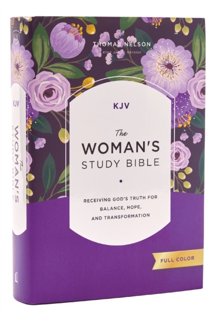 KJV, The Woman's Study Bible, Hardcover, Red Letter, Full-Color Edition,
