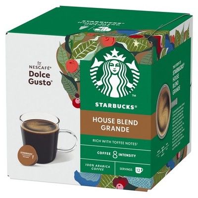STARBUCKS House Blend Grande 1er Pack (1 x 12 Kapseln) DOLCE GUSTO Kaffeekapseln