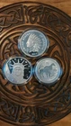 1 oz .999 silver rounds lot of 3 (2.5 oz total)