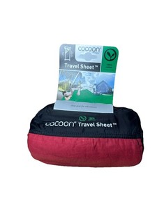 Cocoon Cotton TravelSheet, Monk's Red