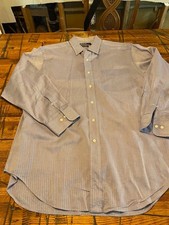 Polo by Ralph Lauren Men's Dress Shirt Blue 16.5 x 32/33 Preppy READ