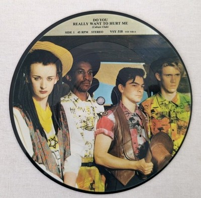 Culture Club Do You Really Want To Hurt Me 7'' Picture Disc Vinyl Record 1982