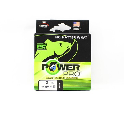 Power Pro Braided Spectra Linie 3lb by 150yds White (7428)