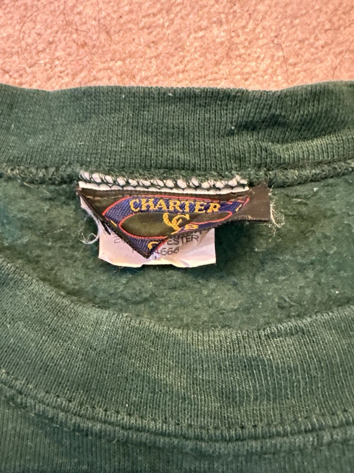 Sudadera Macy’s Mall of America Años 90 Verde Hecha en EE. UU. De Colección L XL 80s Y2K Foto 4 de 4