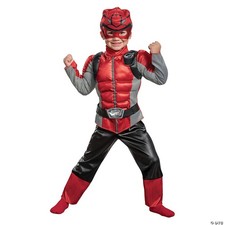 Disguise Red Ranger Beast Morpher Toddler Boys' Muscle Costume
