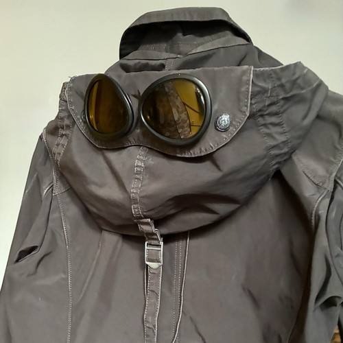 C.P. Company Goggle Jacket Vintage 2007 M-42 Waterproof Multi Pocket Full Zip