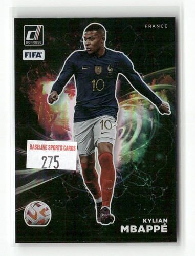 Kylian Mbappe #9 2022 Panini Donruss Night Moves card