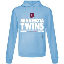 Men's Levelwear  Light Blue Minnesota Twins Relay Center Stage Long Sleeve