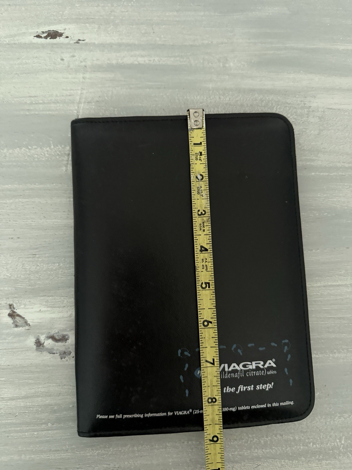 Vintage Viagra Pfizer Small Portfolio Bi-Folder Professional 1998 9"x6"