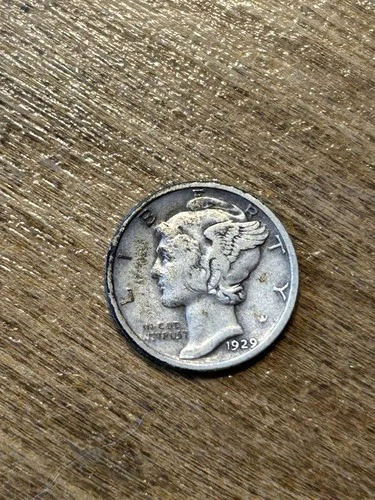 1929D Mercury Dime VF