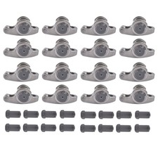 16pcs 17-4ph Stainless Steel Roller Rocker Arms 1.65 Ratio For Pontiac V8 4.3l