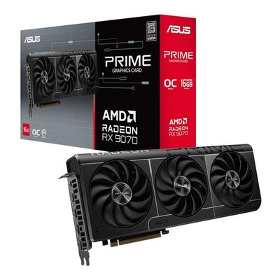 ASUS AMD Radeon RX 9070 Prime OC 16GB GDDR6 PCIe 5.0 Graphics Card   Sealed