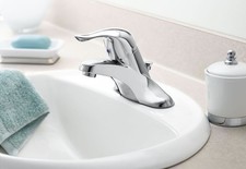 Moen Chateau Single Handle Bathroom Faucet w/ Pop-Up Chrome L64621