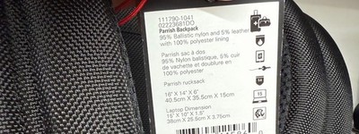 TUMI Parrish Large Black 15