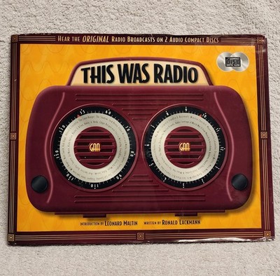 This Was Radio 2000 Hardcover HCDJ Book with 2 CDs Original by Ronald Lackmann