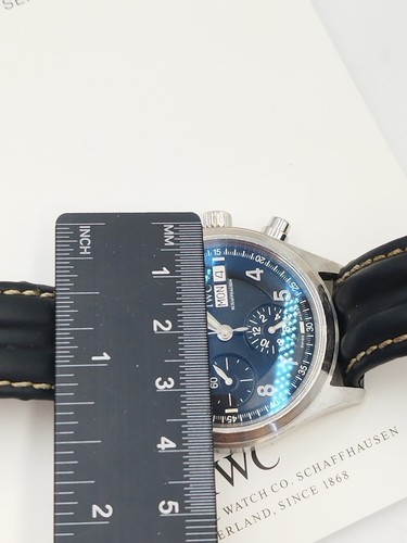 IWC Chronograph Pilot Watch Fliegeruhr Ref 3706 3093098 Boxed Paperwork Working - Picture 9 of 20