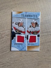 2021-22 Upper Deck Artifacts Tundra Teammates Duos Carter Verhaeghe / Owen