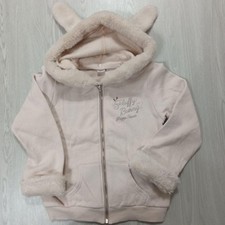 Mezzo Piano Rabbit Ear Hooded Hoodie Pink