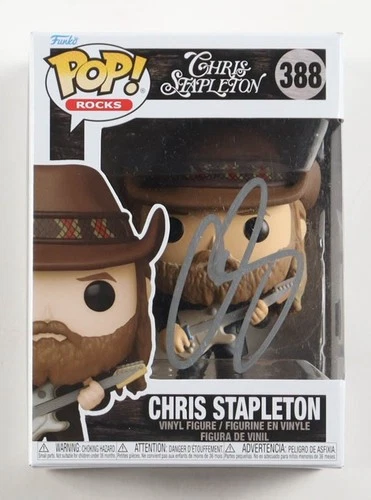 Chris Stapleton Signed #259 Funko Pop! Vinyl Figure
