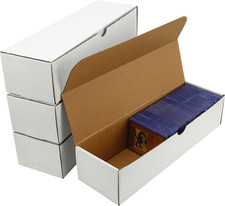 Trading Card Storage Box,4-Pack 3200 Count Cardboard Tcg&Sport Card Box