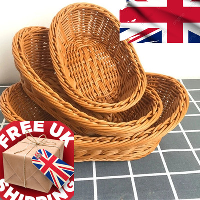 Gewebtes Brot Obst Gemüse Restaurant Tischplatte Display UK